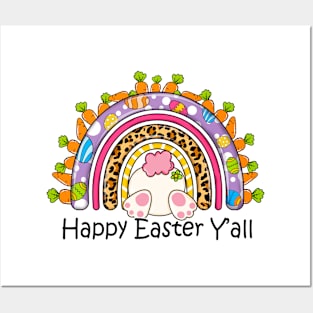 Happy Easter Y'all design Posters and Art